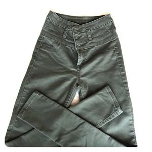 Green high rise Refuge pants size 0